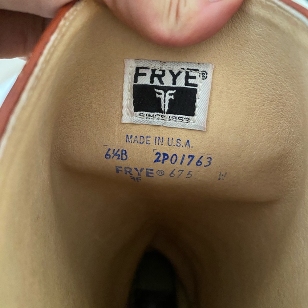 Vintage Frye Campus Boots - Picture 5 of 6